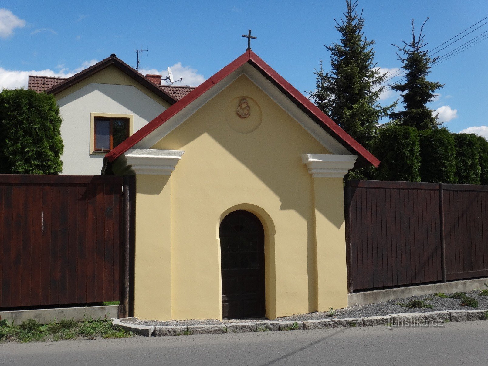 The well of the chapel of the Virgin Mary