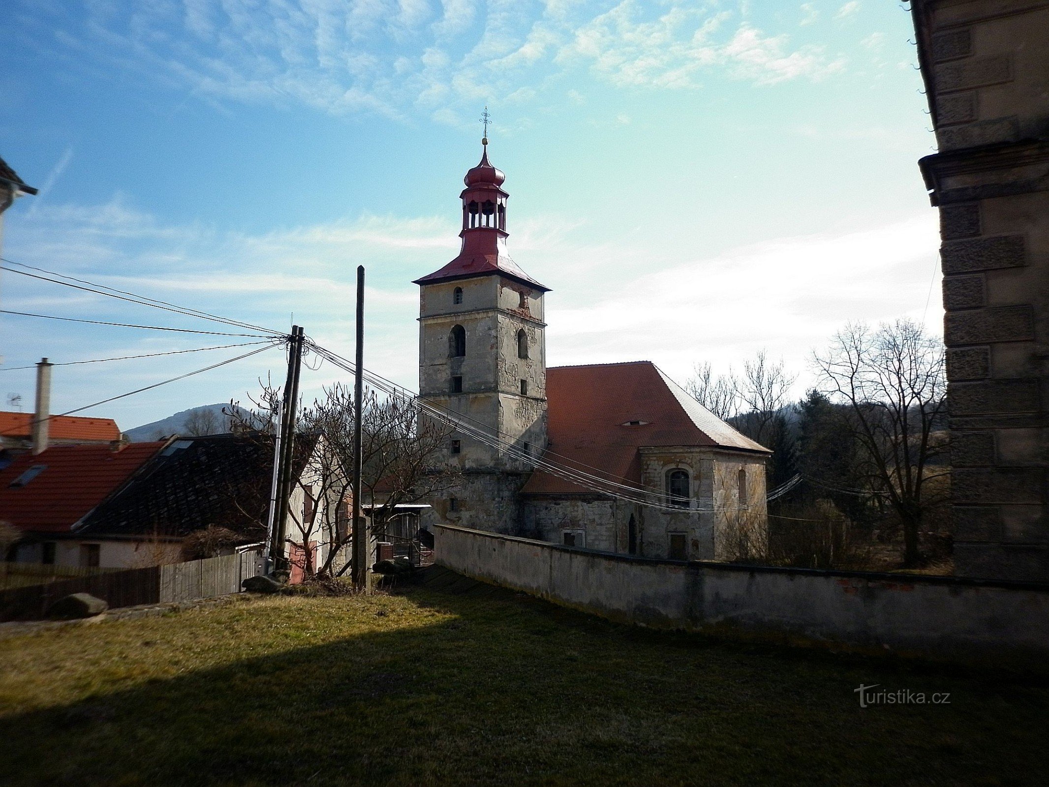 Stvolínky - kostel Všech svatých