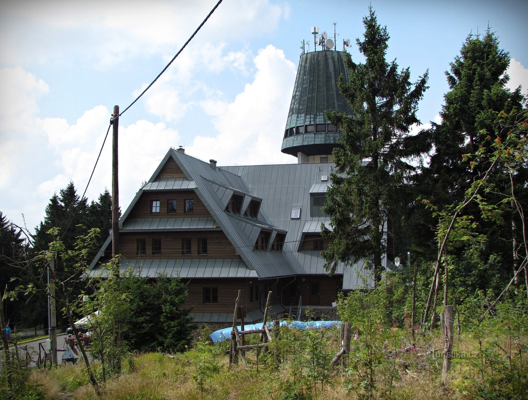 Suchý vrch - rocher près de la maison de Kramář