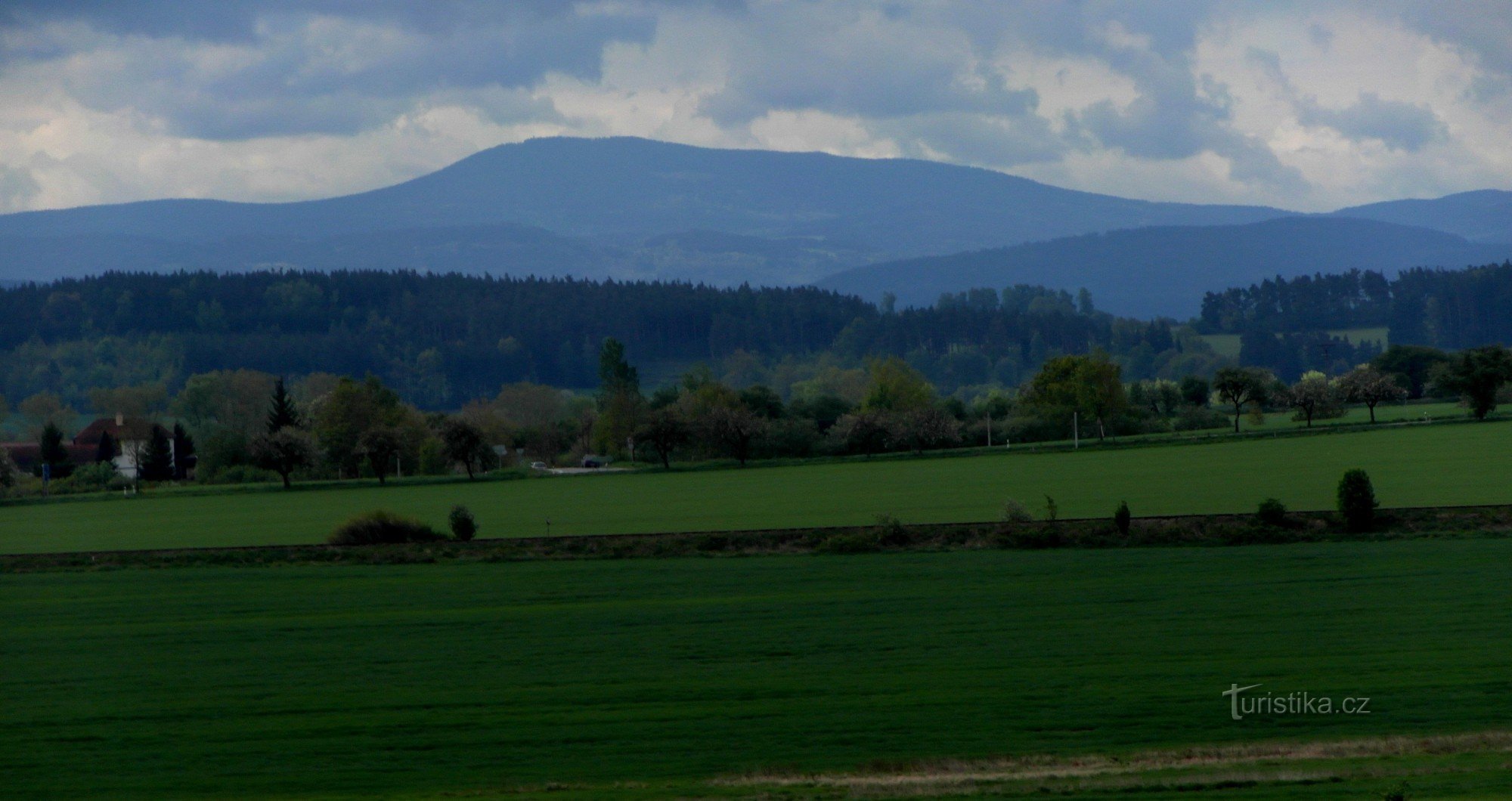 Böhmerwald aus Sedlice (veröffentlicht mit Zustimmung eines Freundes)