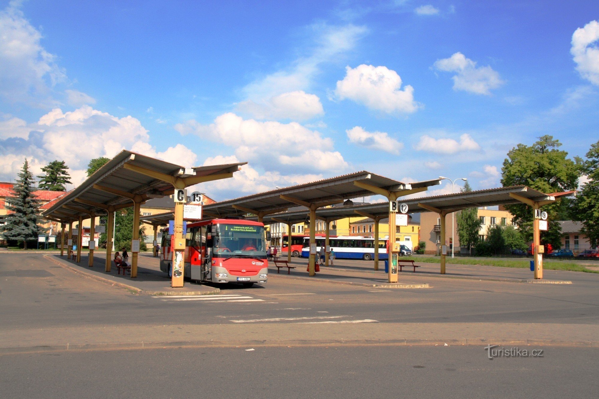 Šumperk - σταθμός λεωφορείων