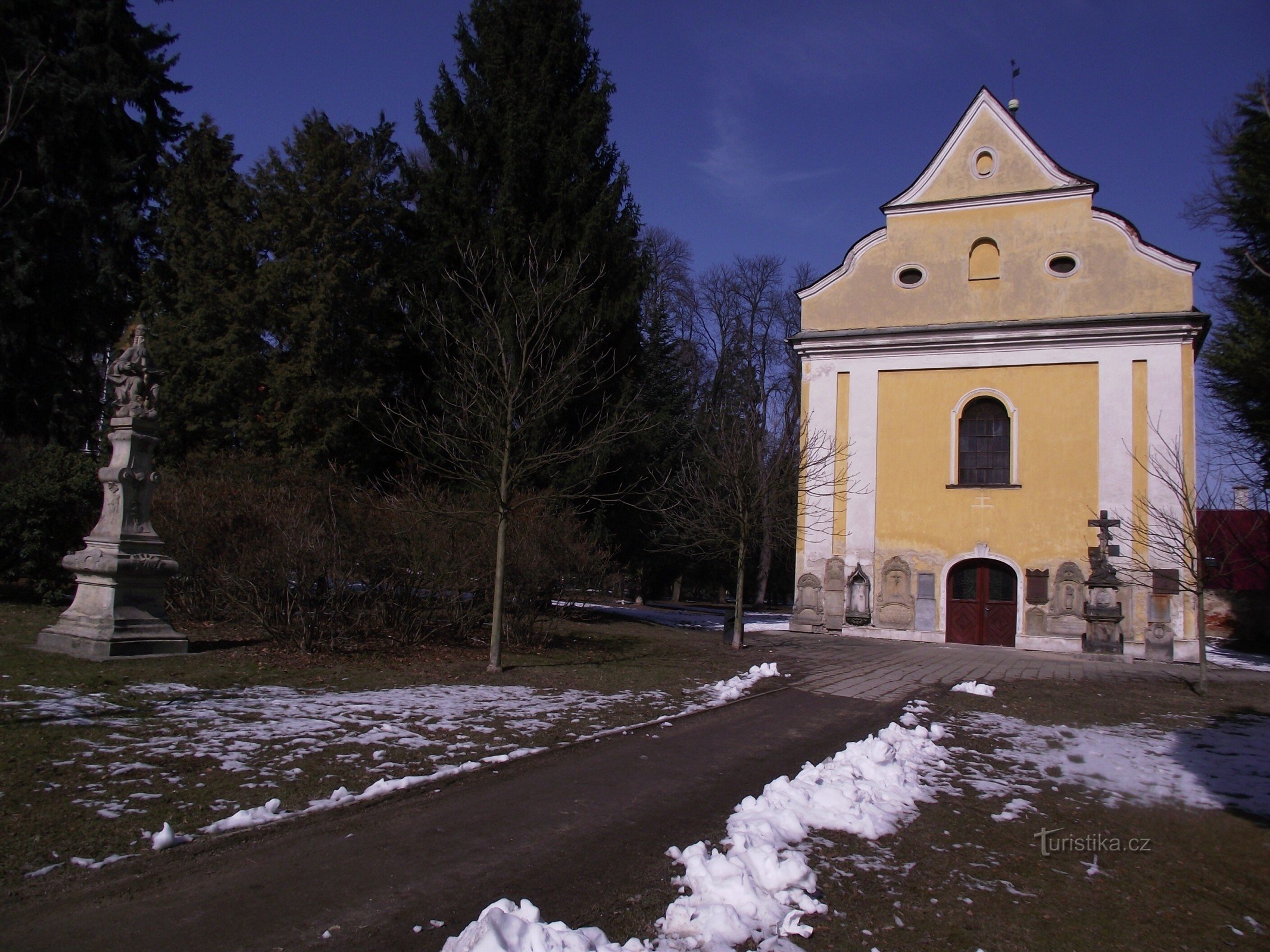 Šumperk – Barborka (Kirche und Friedhofskapelle St. Barbara)