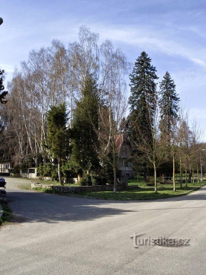 Šumperk - công viên gần Sanatorka