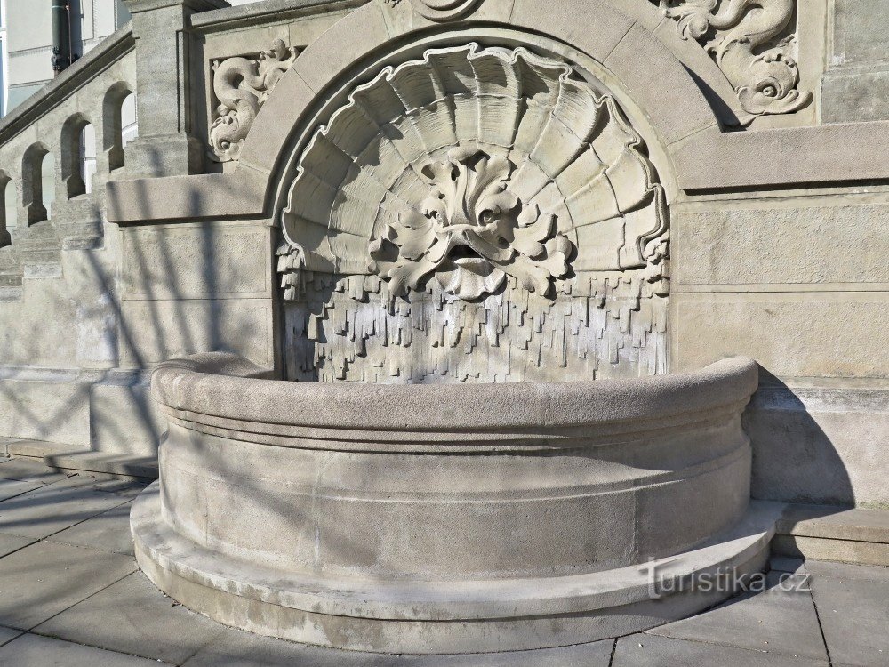 Šumperk - town hall fountain