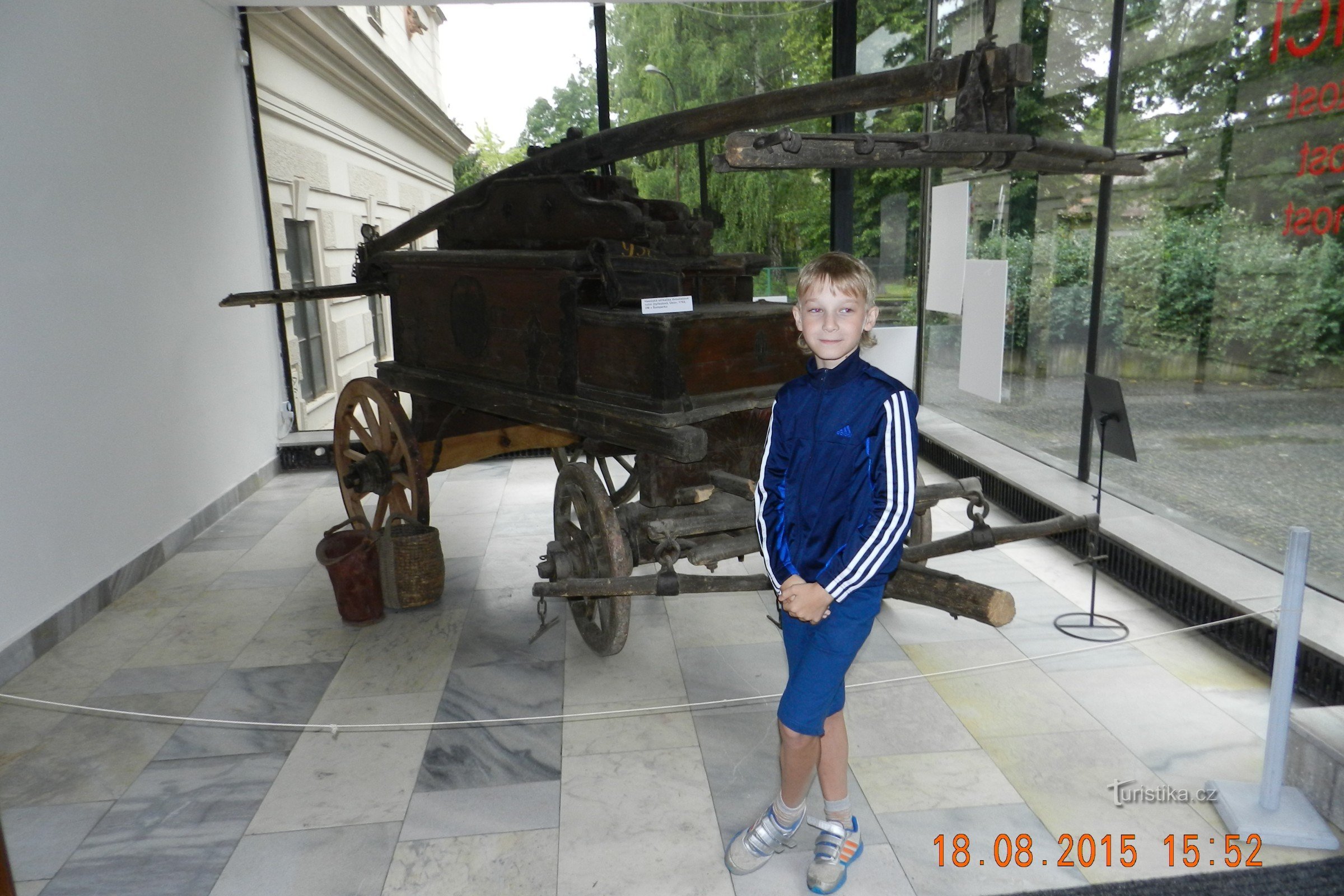 Šumperk - Kansallinen historiallinen museo, esimerkiksi kun sataa