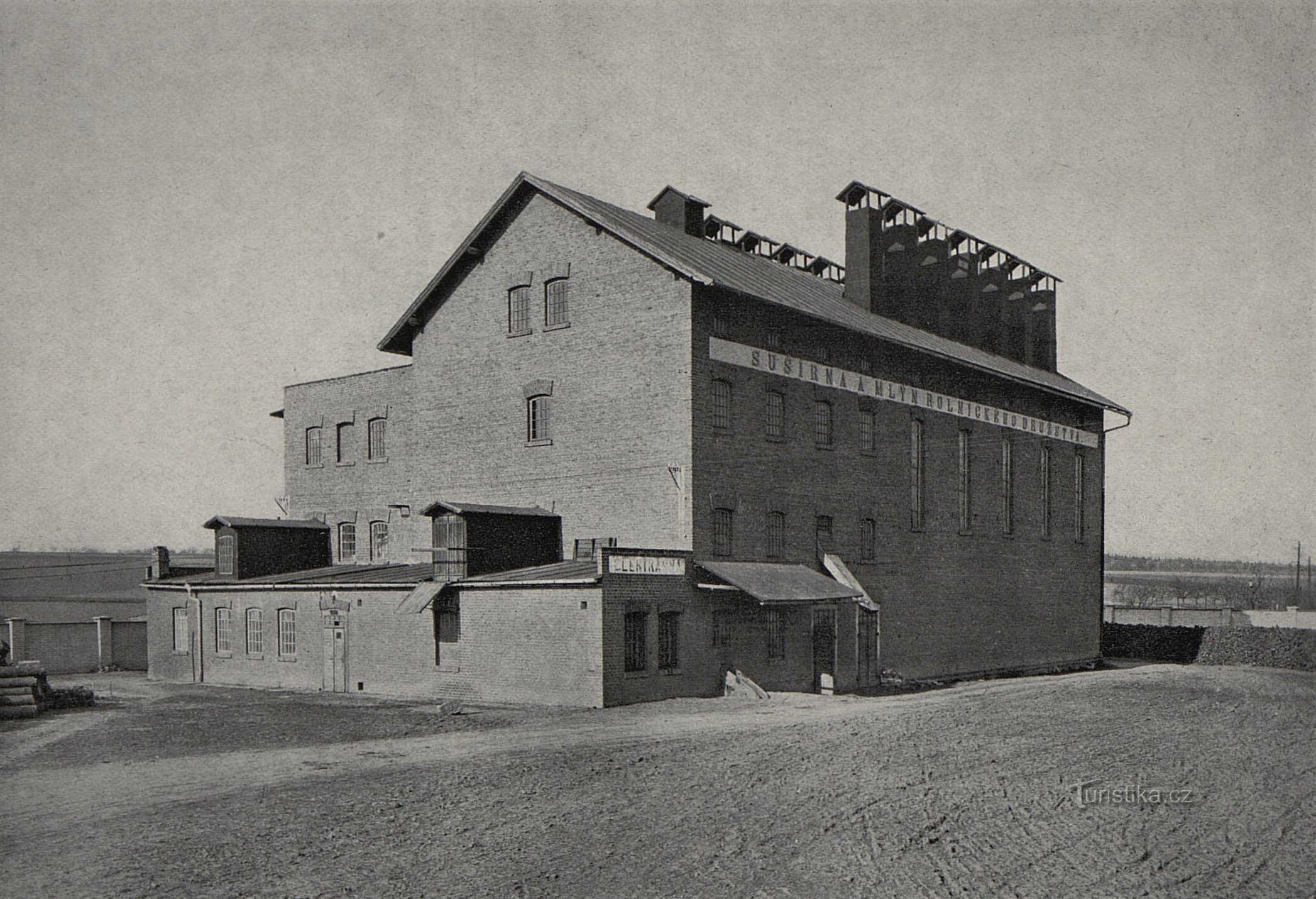 Planta de secado en Čistevs antes de 1928