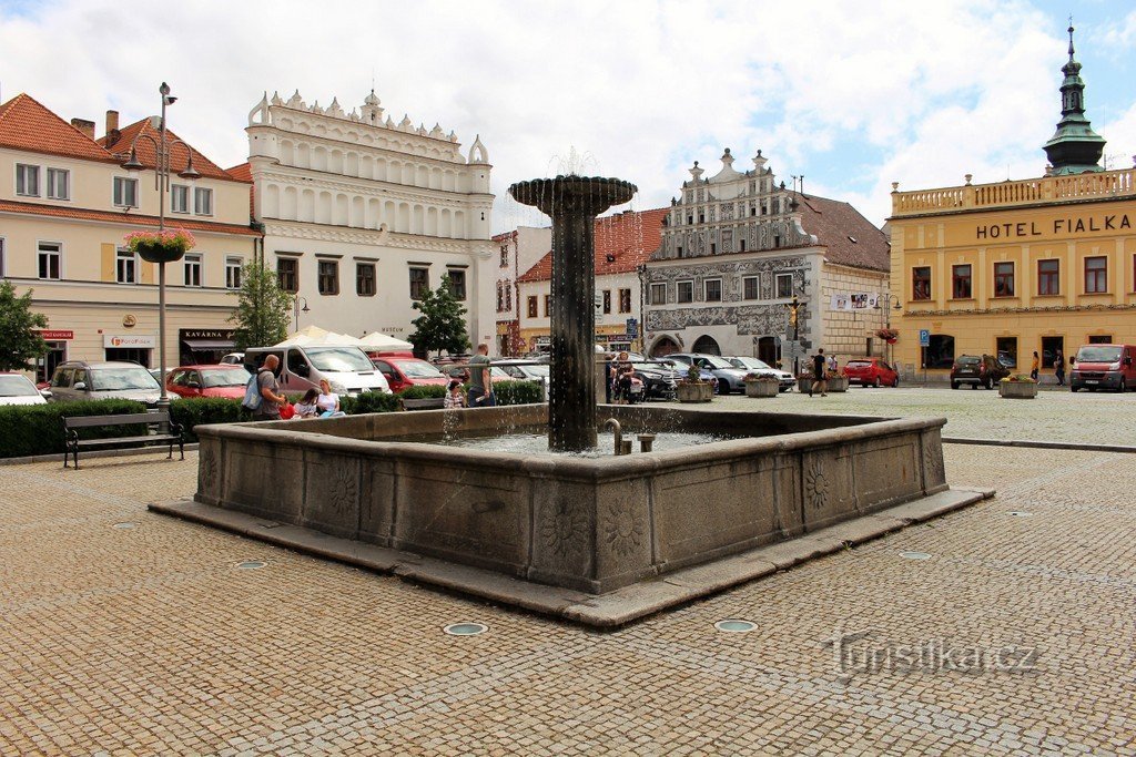 Sušice, a fonte em Náměstí Svobody