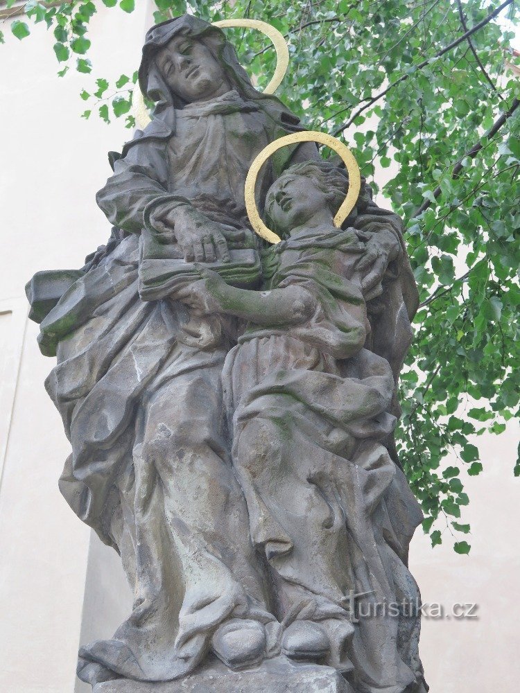St. Anna lehrt die Jungfrau Maria