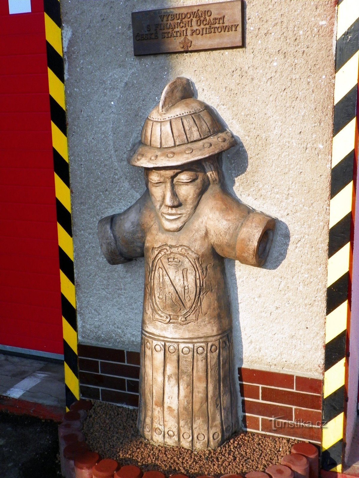 St. Florian – fire hydrant in Nové Město in Moravia