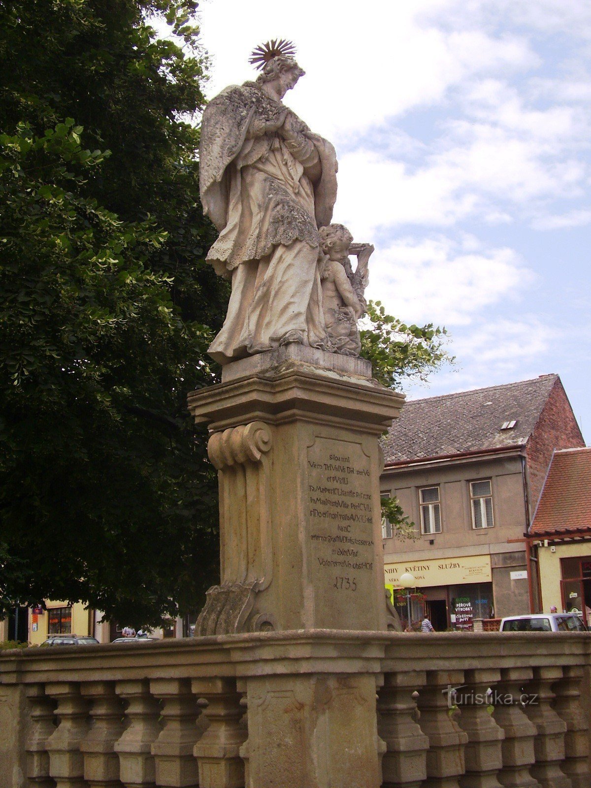 Τα αγάλματα του Αγίου Ιωάννη στο Dolní Kounice