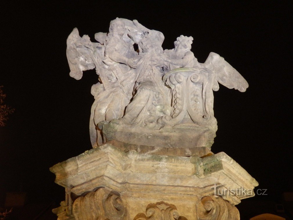 San Giovanni Nepomuck con angeli