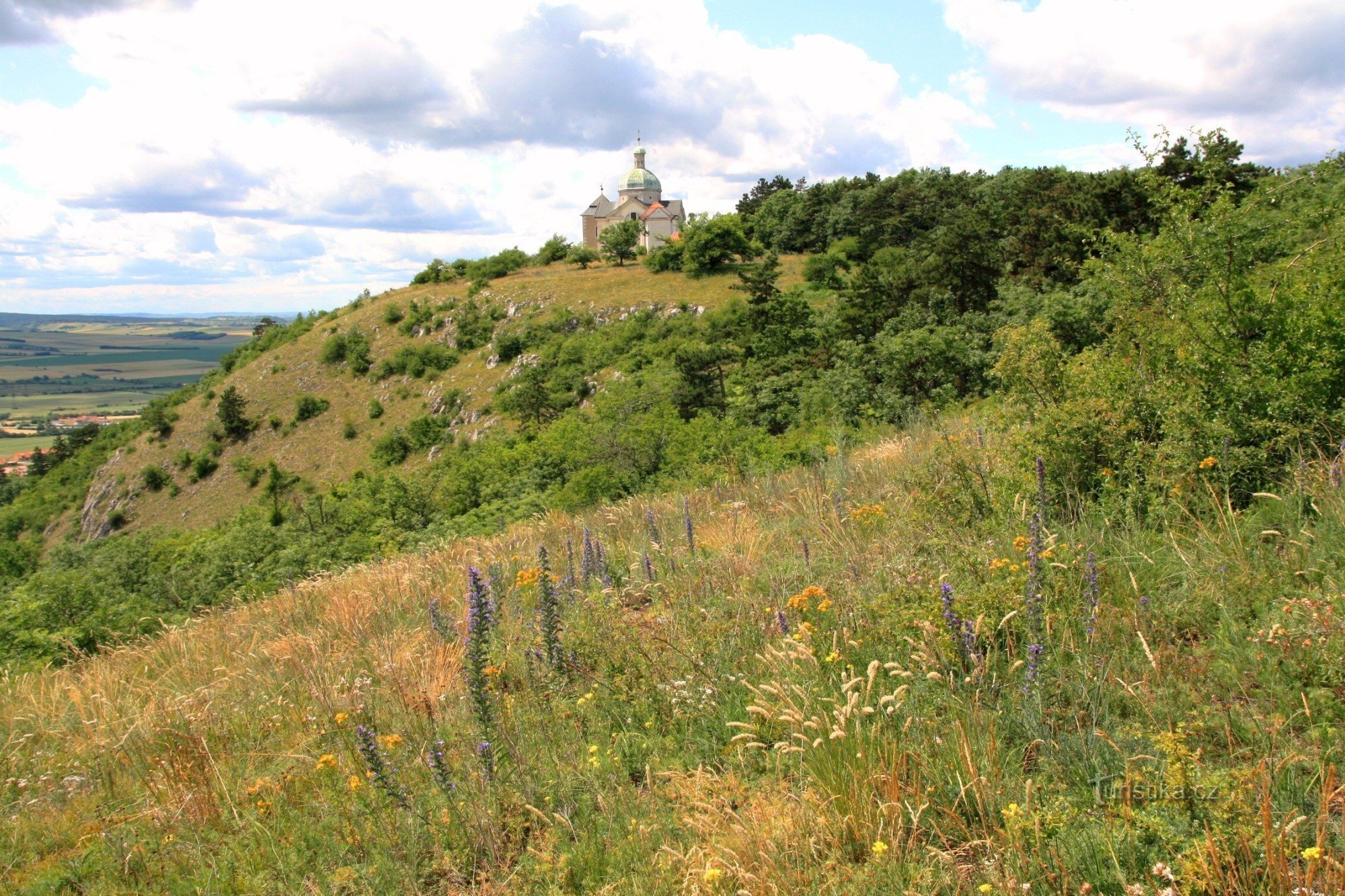 Holy hill at the beginning of summer