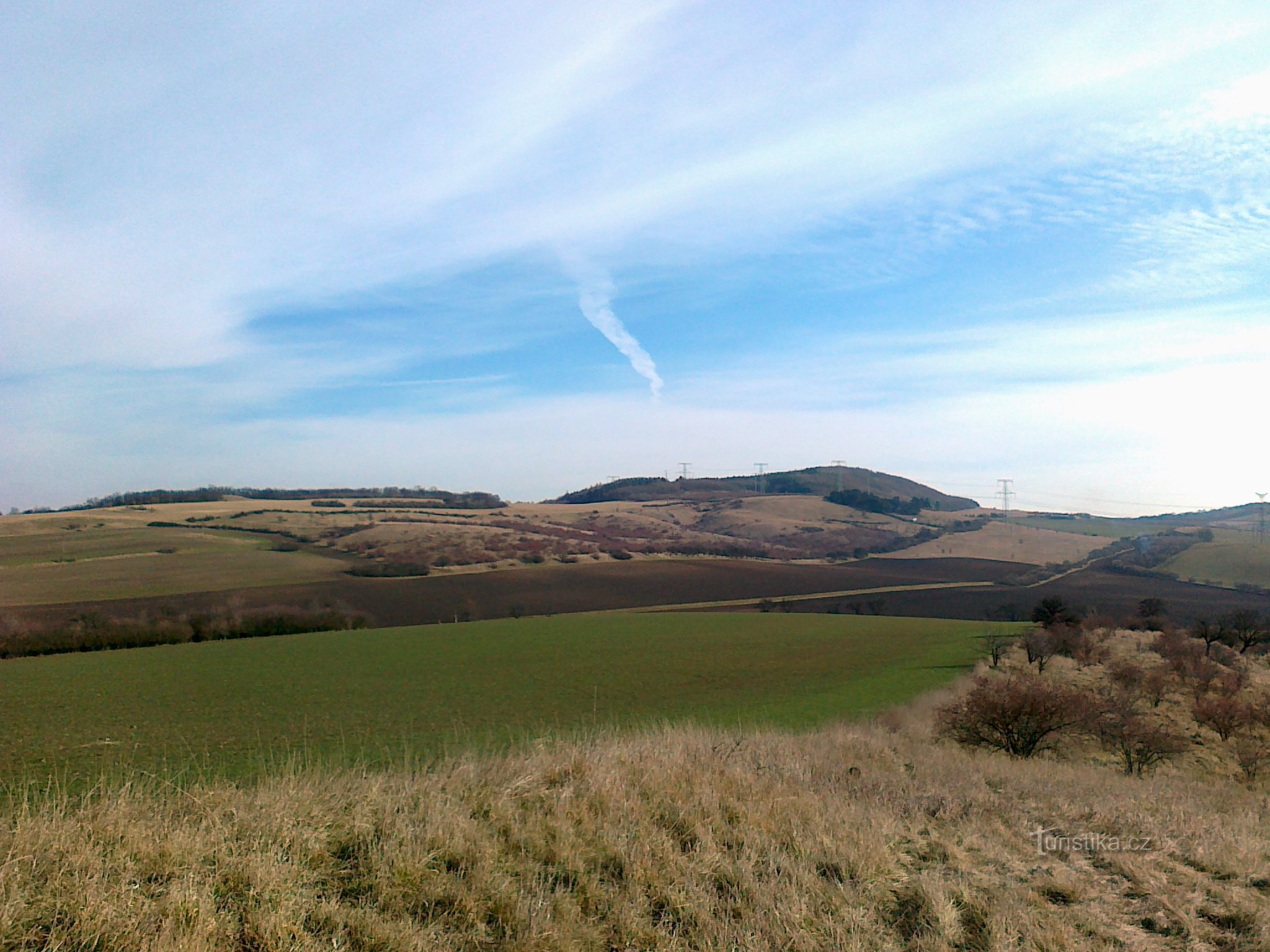 Světecký und Dlouhý vrch, Vinice von der Höhe 307