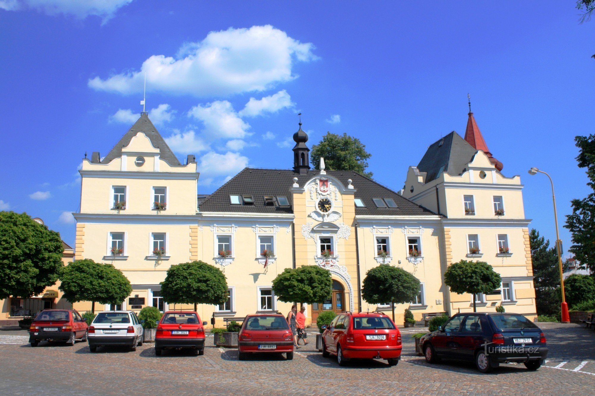 Světlá nad Sázavou - a városháza épületének általános képe