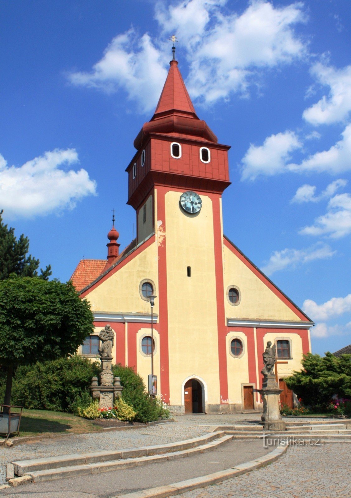 Svetlá nad Sázavou - kyrkan St. Wenceslas