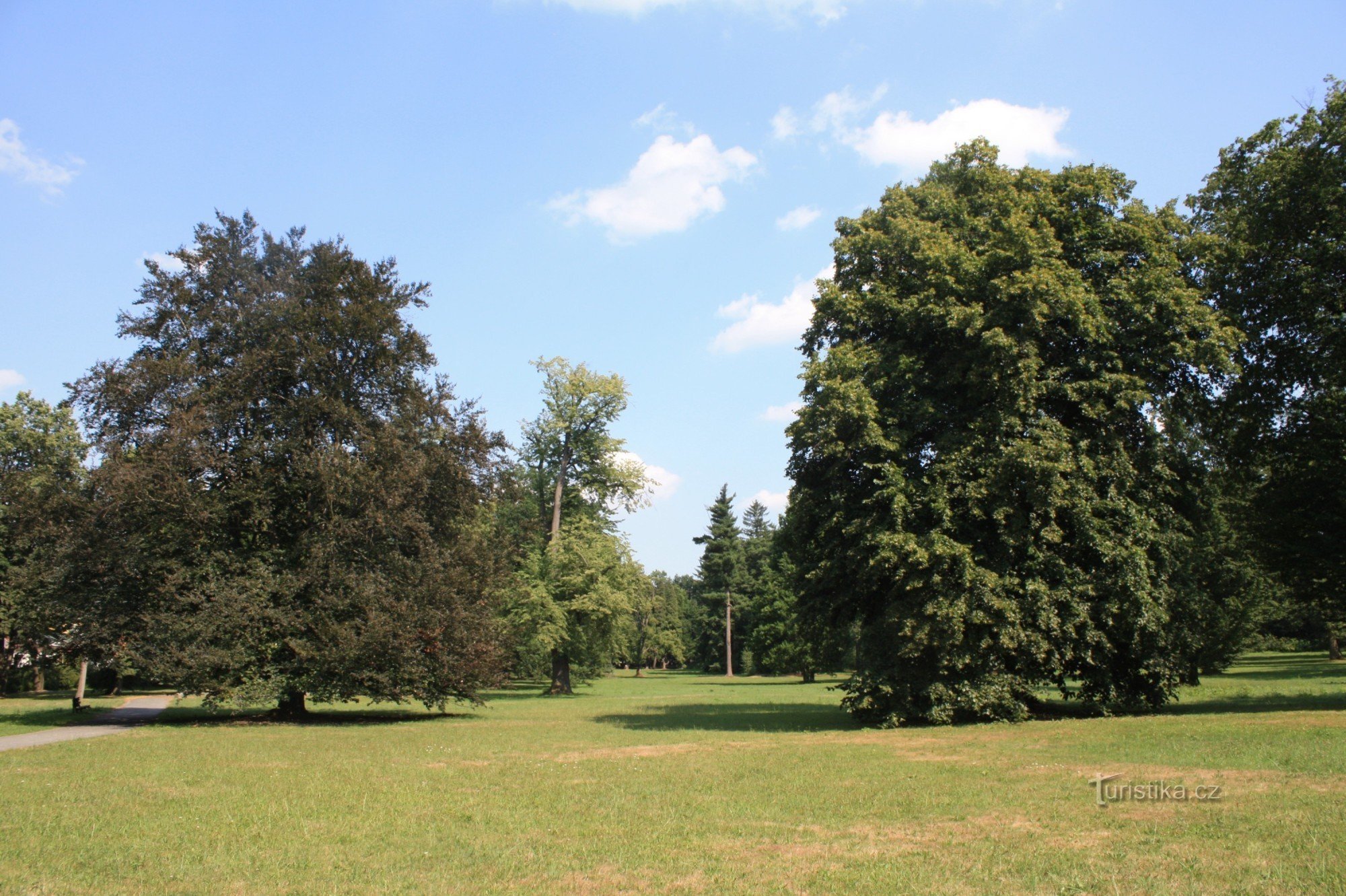 Světlá nad Sázavou - parcul castelului