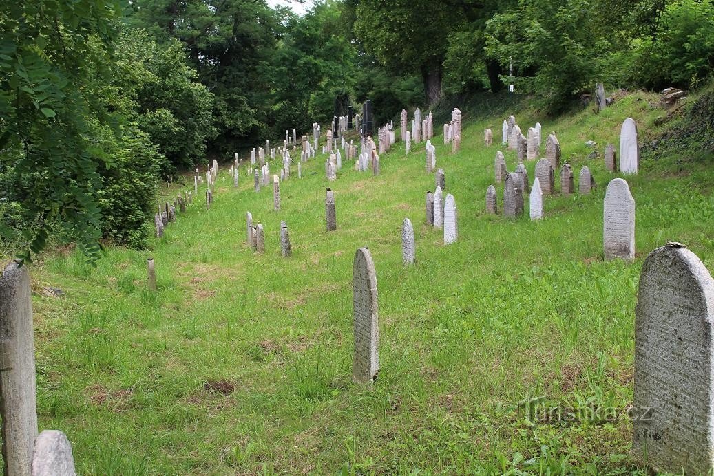 Švihov, den gamla judiska kyrkogården