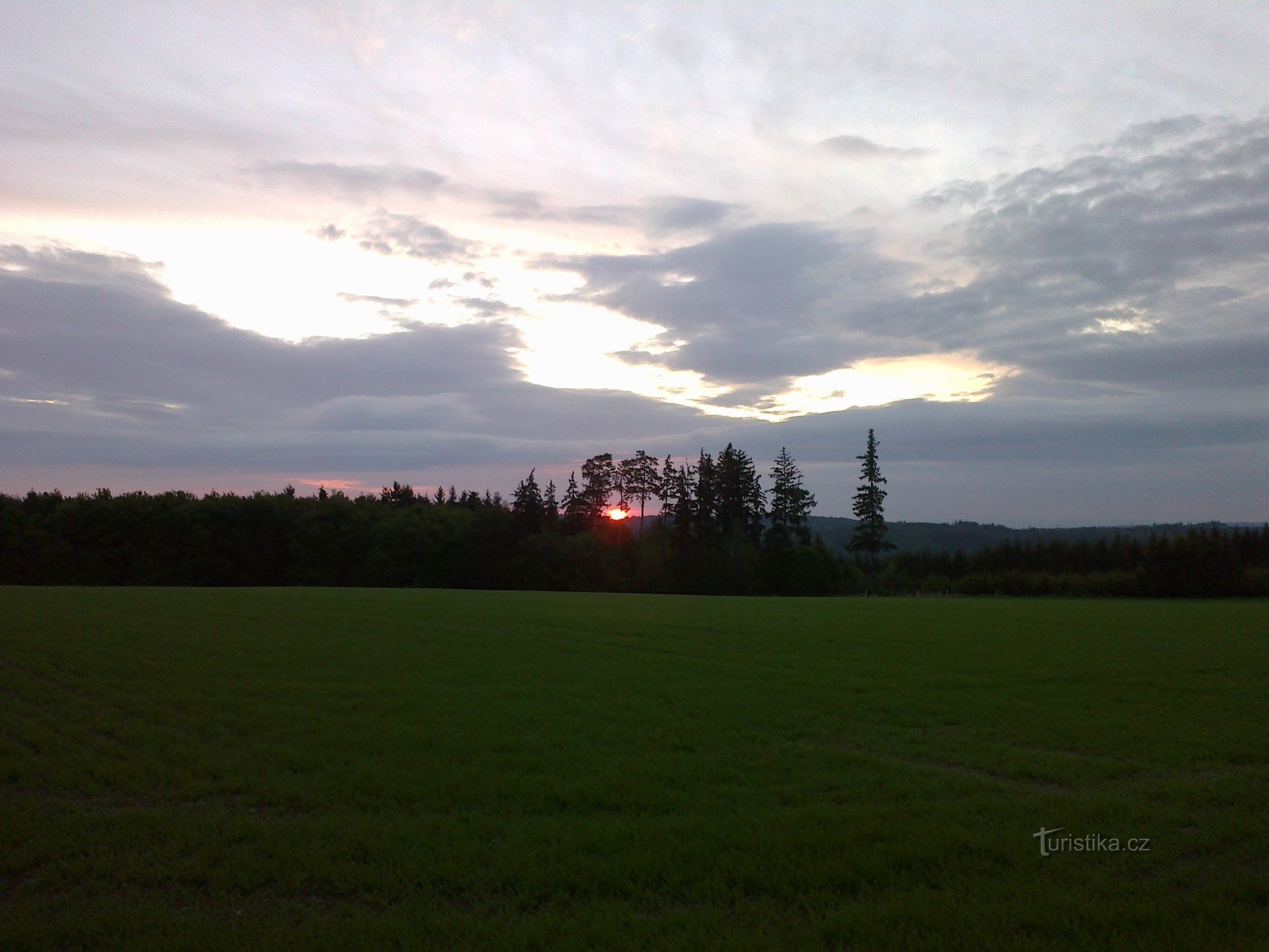 Morgendämmerung in Suchdol