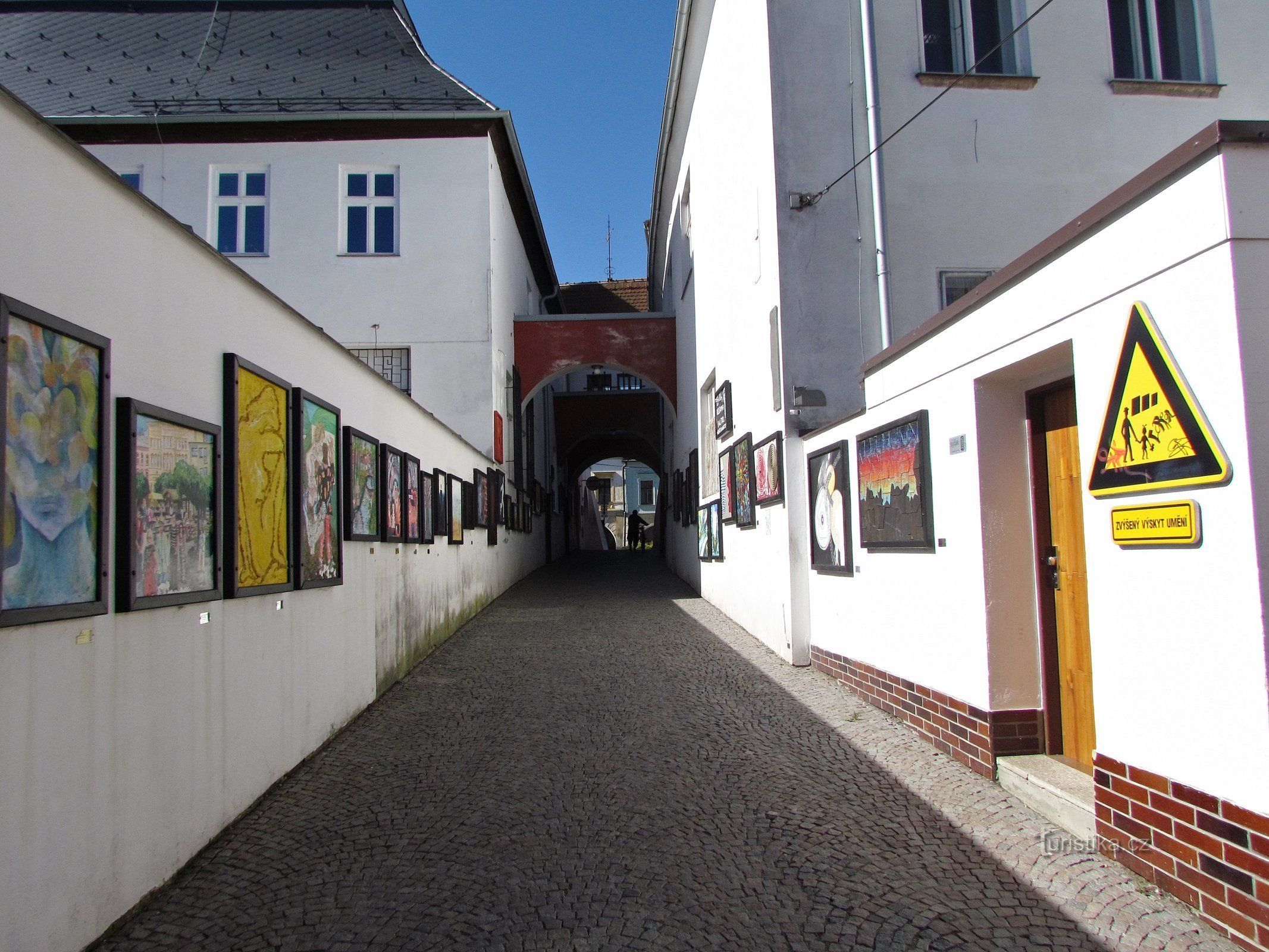 Svitavská galleri under åben himmel