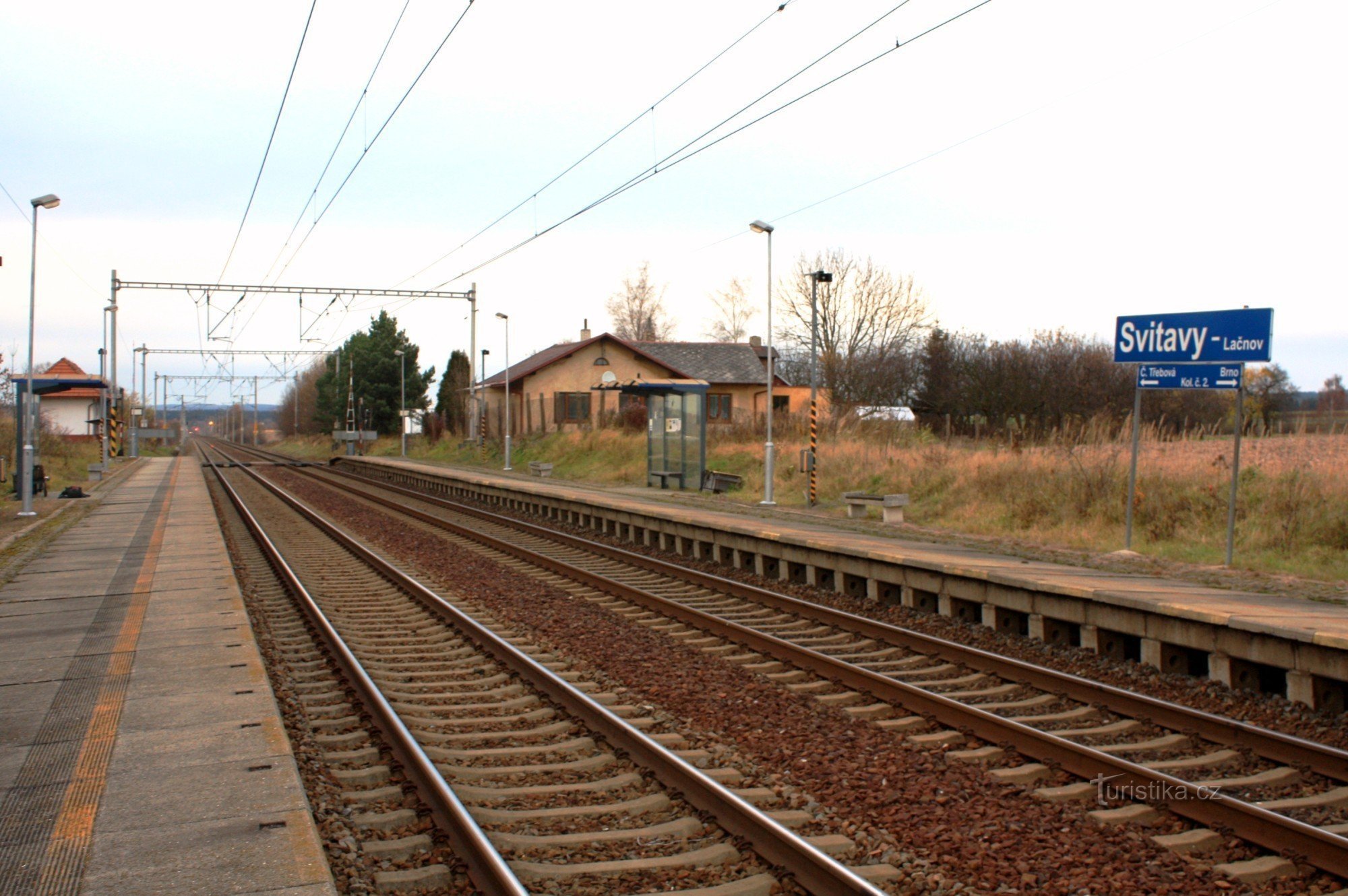 Svitavy-Lačnov - železniční zastávka