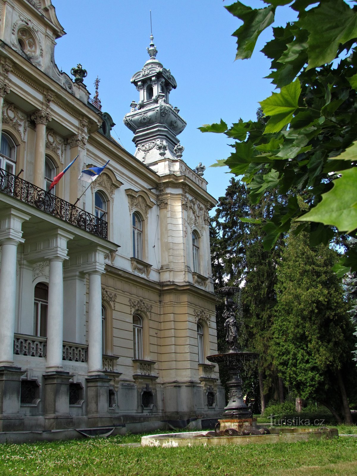 Svitavy - de belangrijkste villa en park