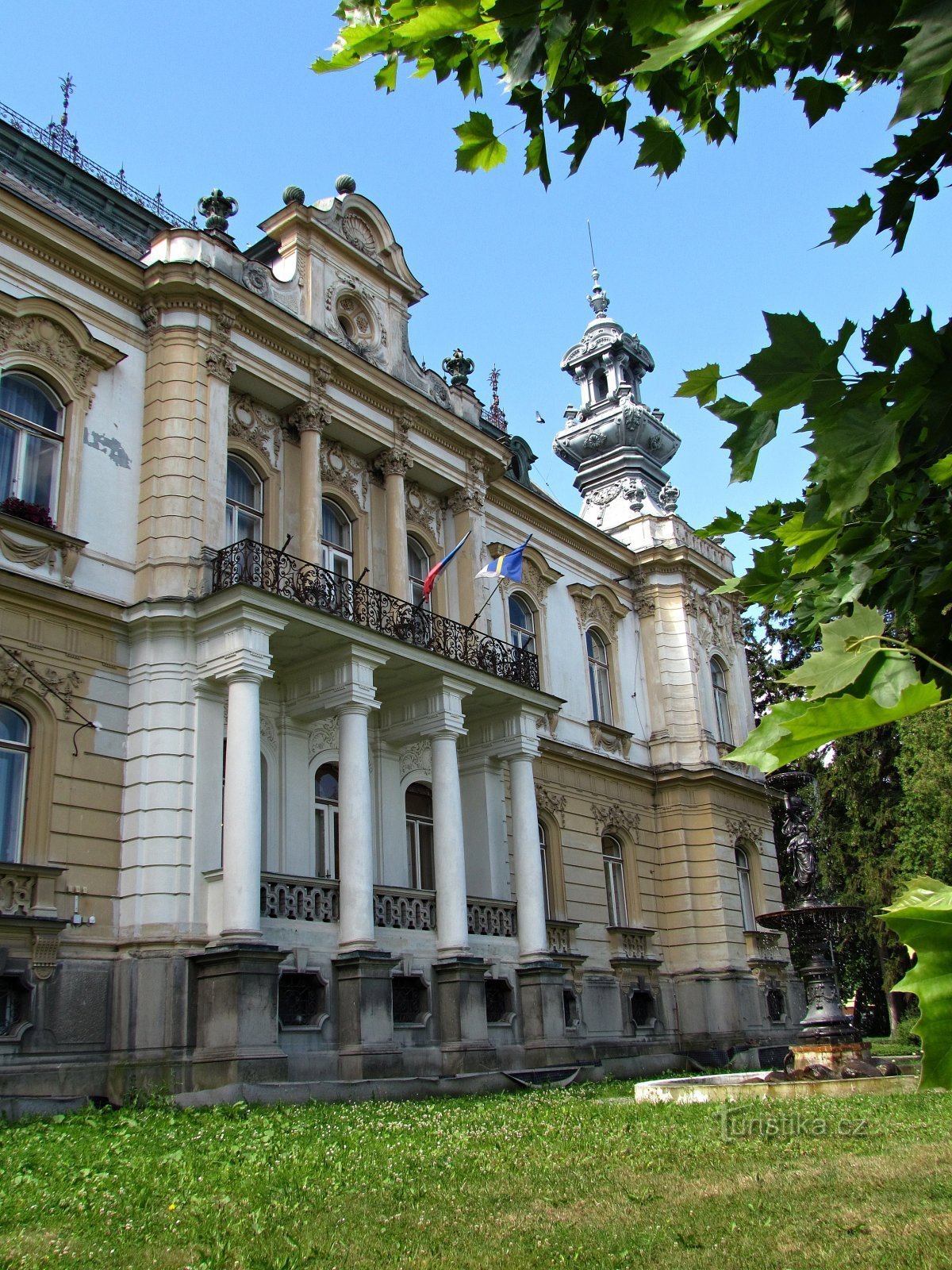 Svitavy - de belangrijkste villa en park