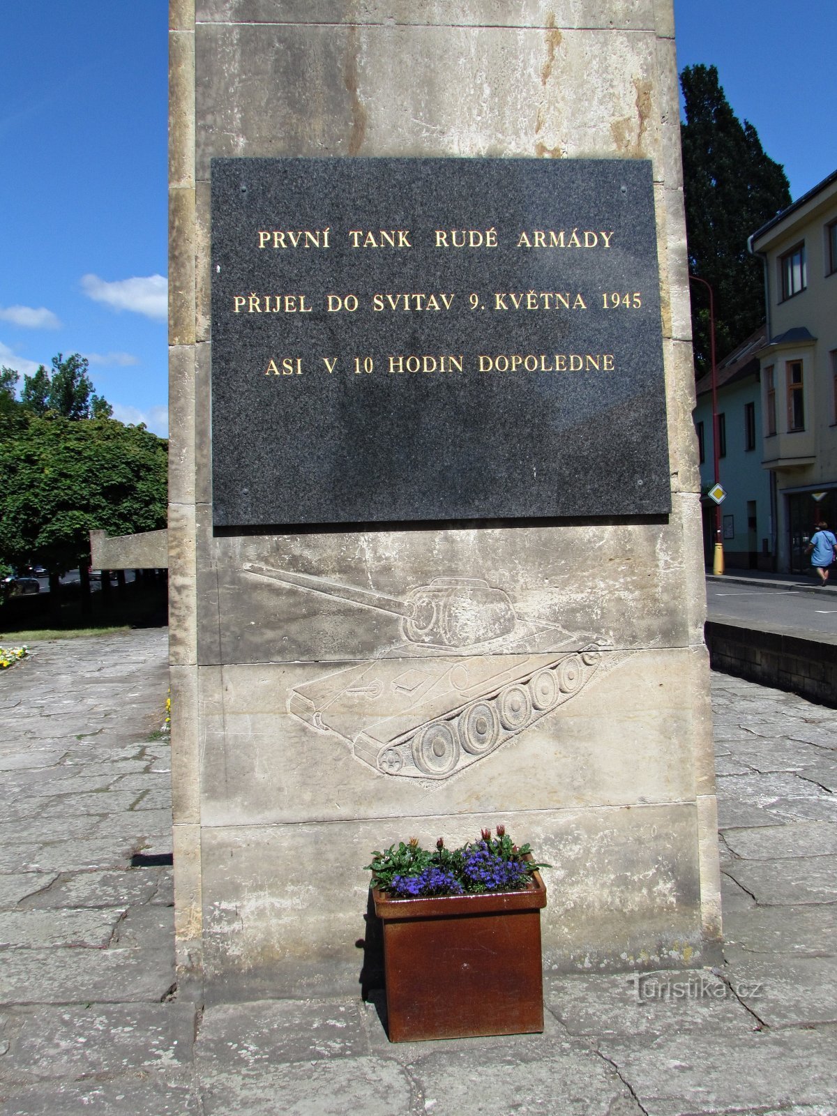 Світави - пам'ятник Червоній Армії та пам'ятник Освобоженим