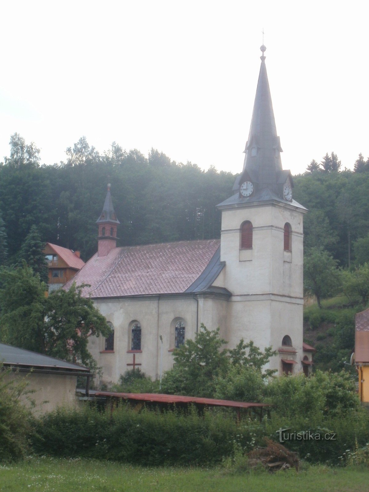 Svoboda nad Úpou - Pyhän Nikolauksen kirkko. Jan Nepomucký