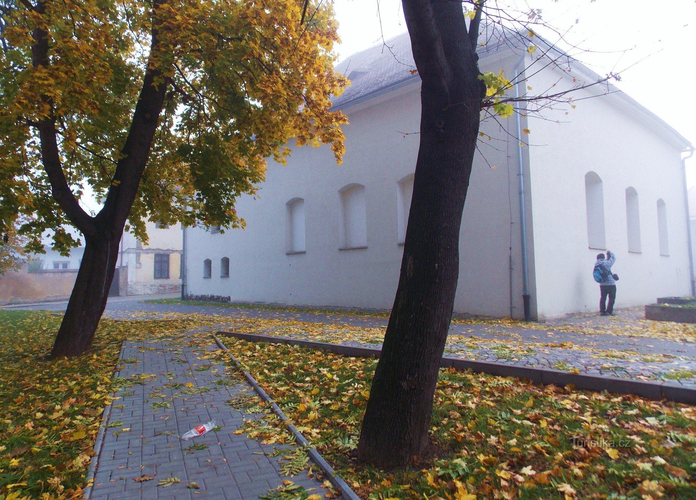 Sinagoga v bližini mestnega parka v Kojetínu