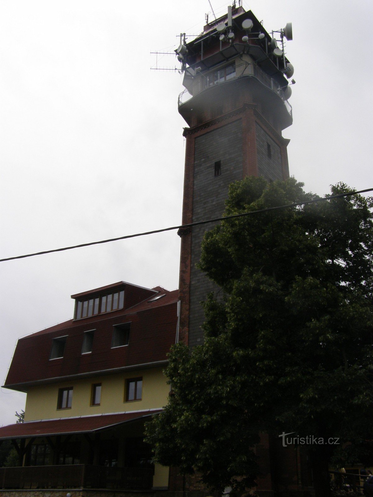 Tábor - wieża widokowa Tichánk