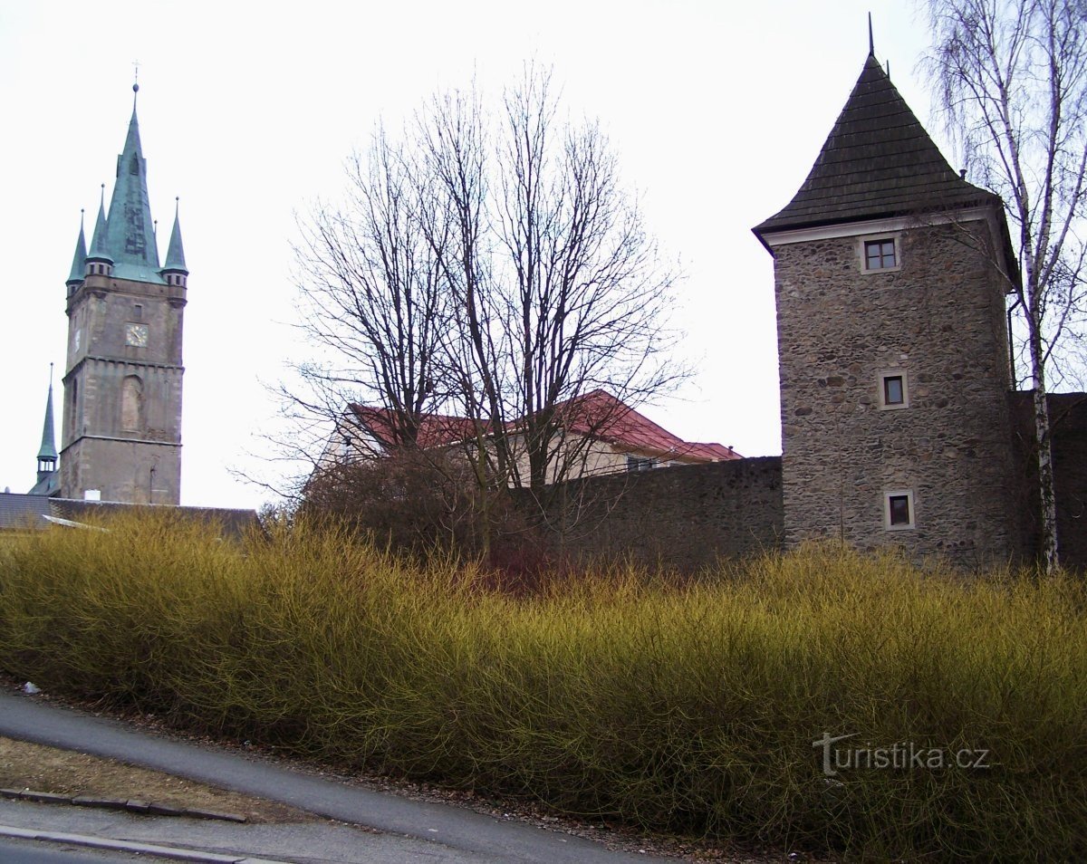 Tachov - Stadsmuren