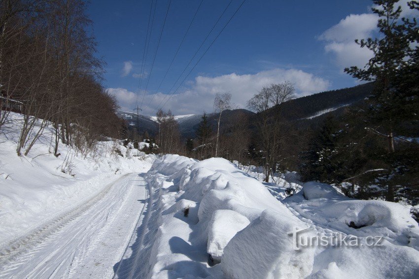 Hier is een ski-tag