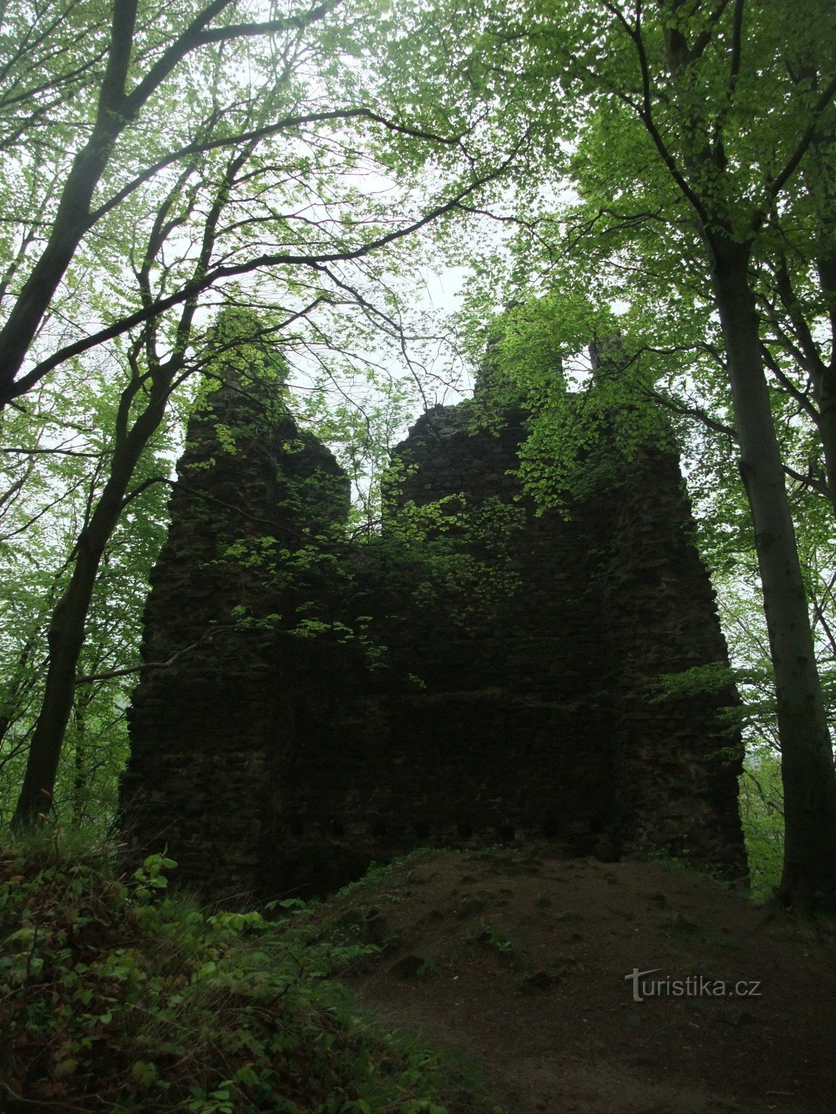 The mysterious Kyšperk Castle in the Ore Mountains
