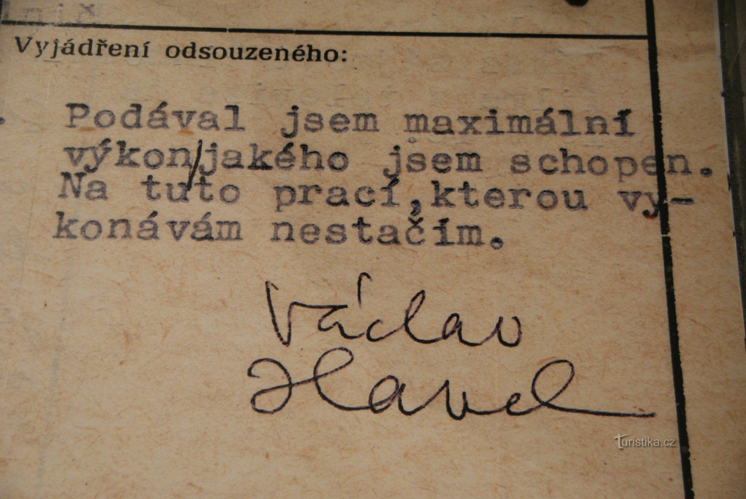 tak pravil Václav Havel