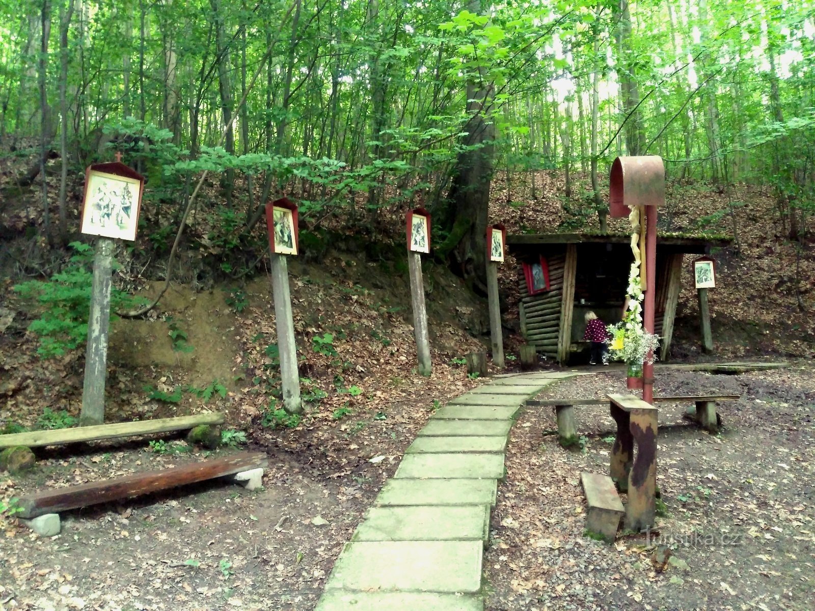 Dove Dio rimase in campagna. Cappella della Vergine Maria a Hůra.