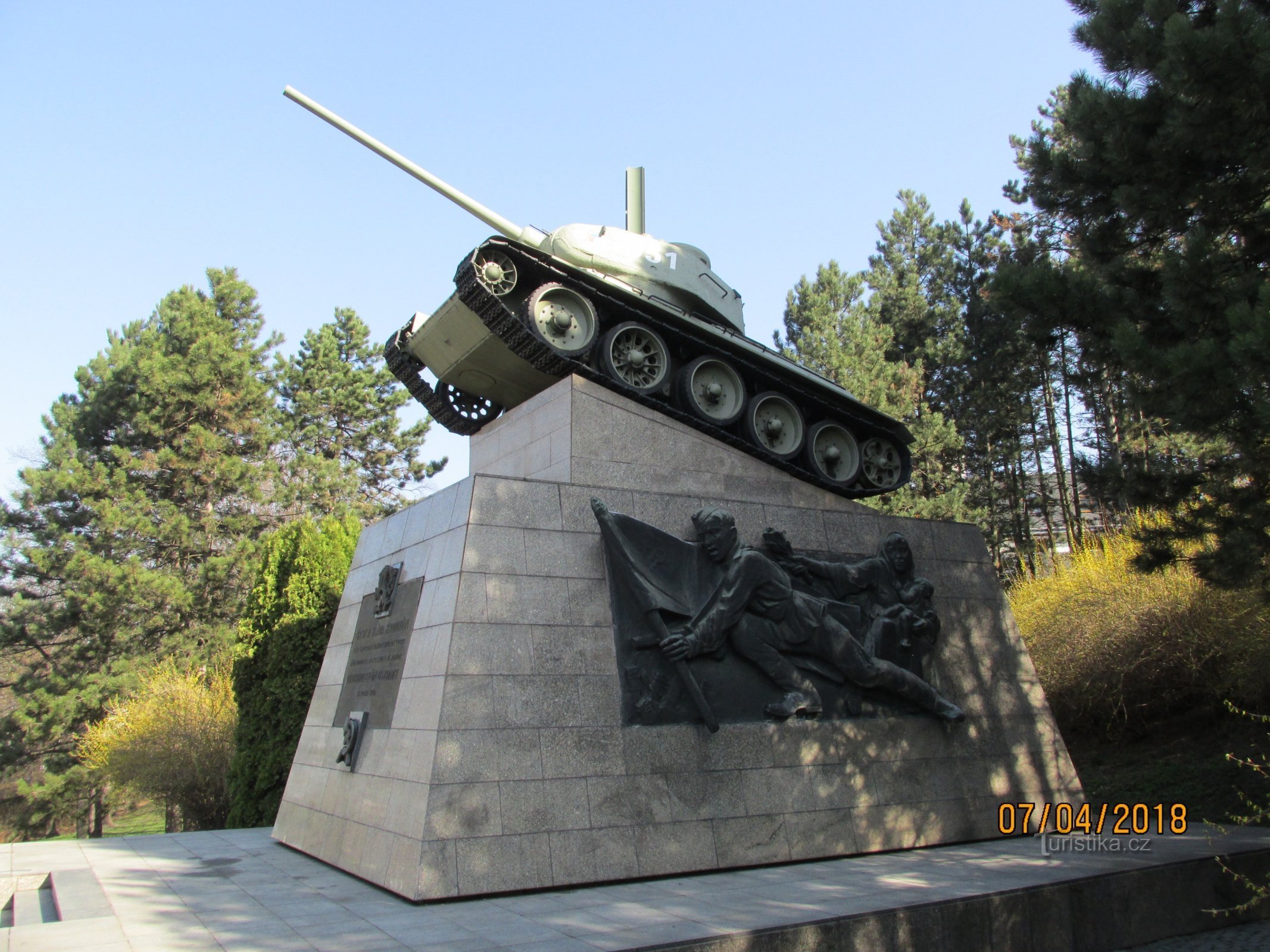 De tank die Ostrava . heeft bevrijd