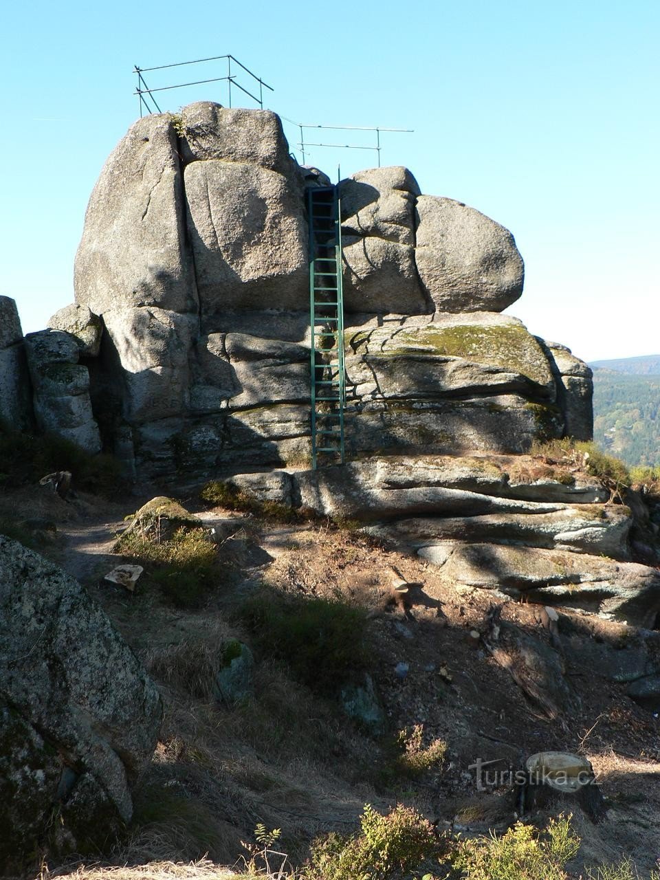 Tanvaldský Špičák, roca de Fanter