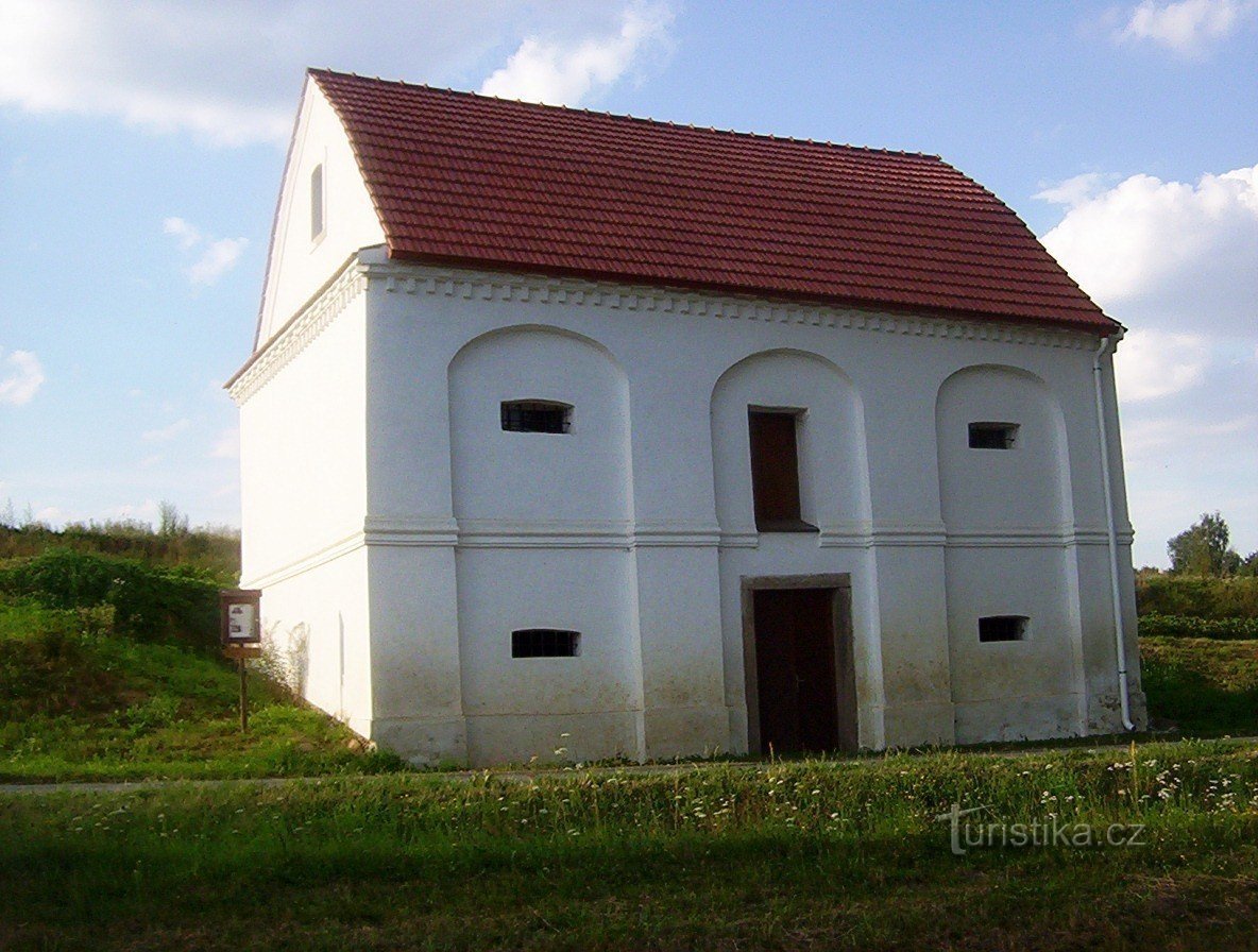 Těchobuz-salle de stockage baroque-Photo : Ulrych Mir.