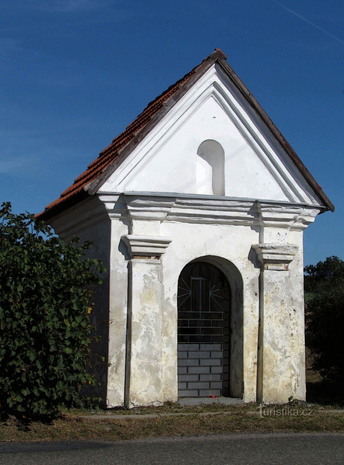 Tečovice - barokowa kaplica Świętej Rodziny
