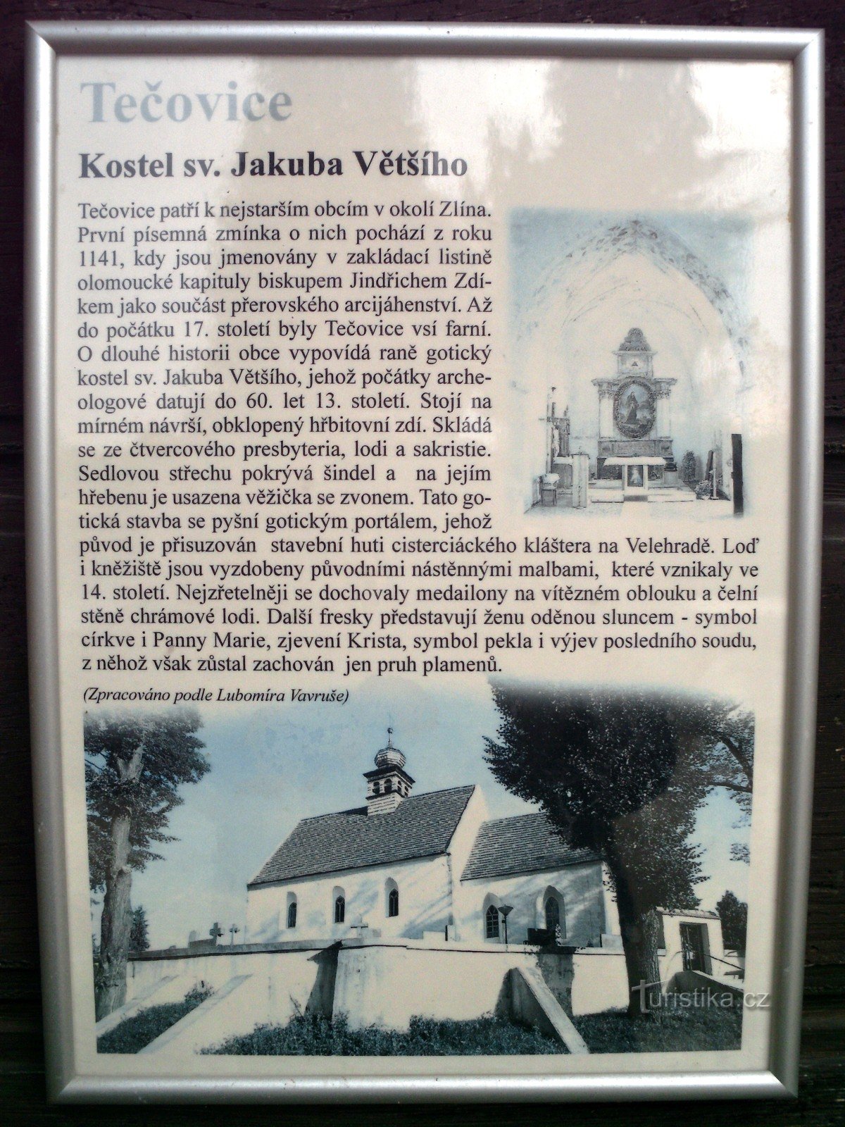 Tečovice - kościół św. Jakuba Większego