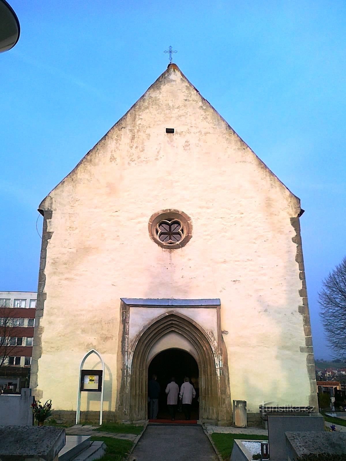 Tečovice - kościół św. Jakuba Większego