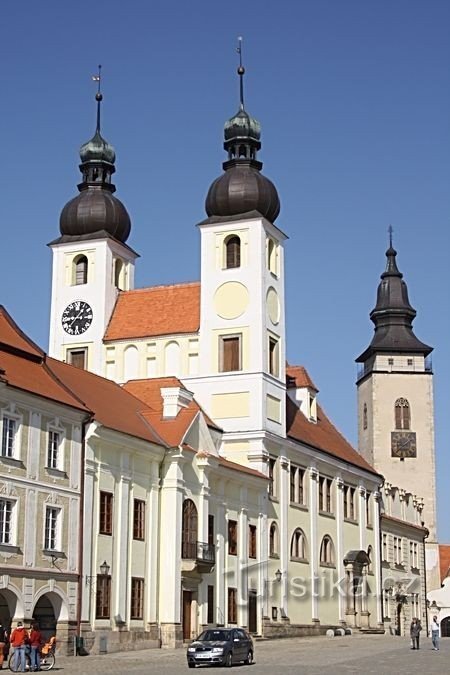 Telč - Église du Nom de Jésus, année 2009