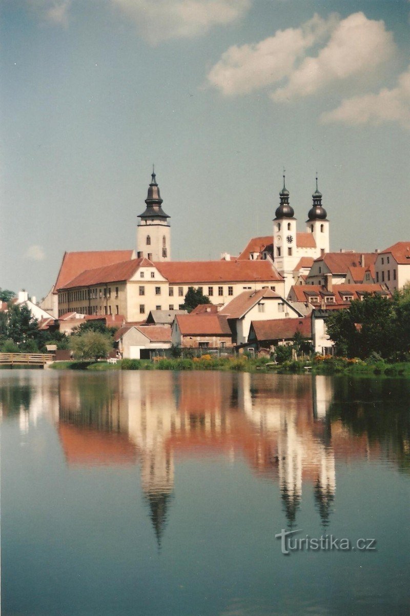 Telč - panorama de la ciudad