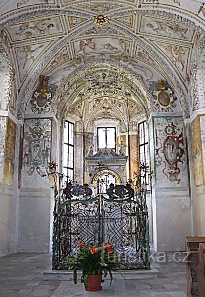 Telč - capilla del castillo