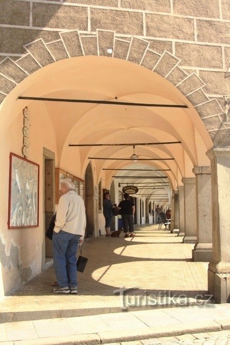 Telč archway