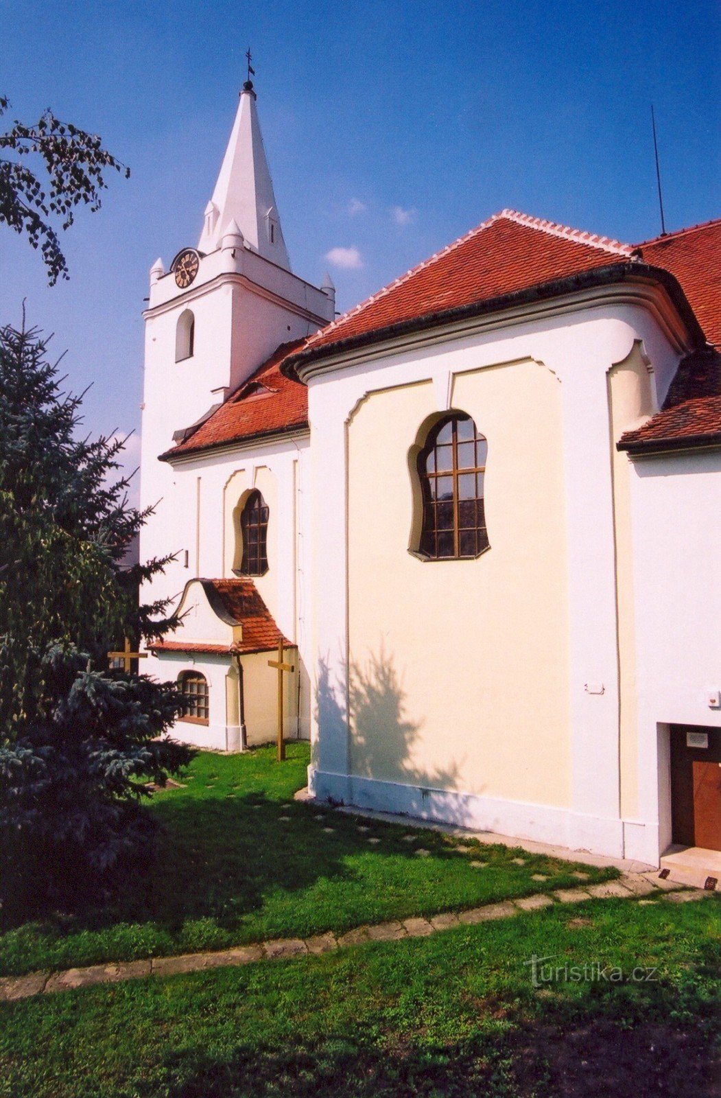Telnice - Szent István-templom. Keresztelő János