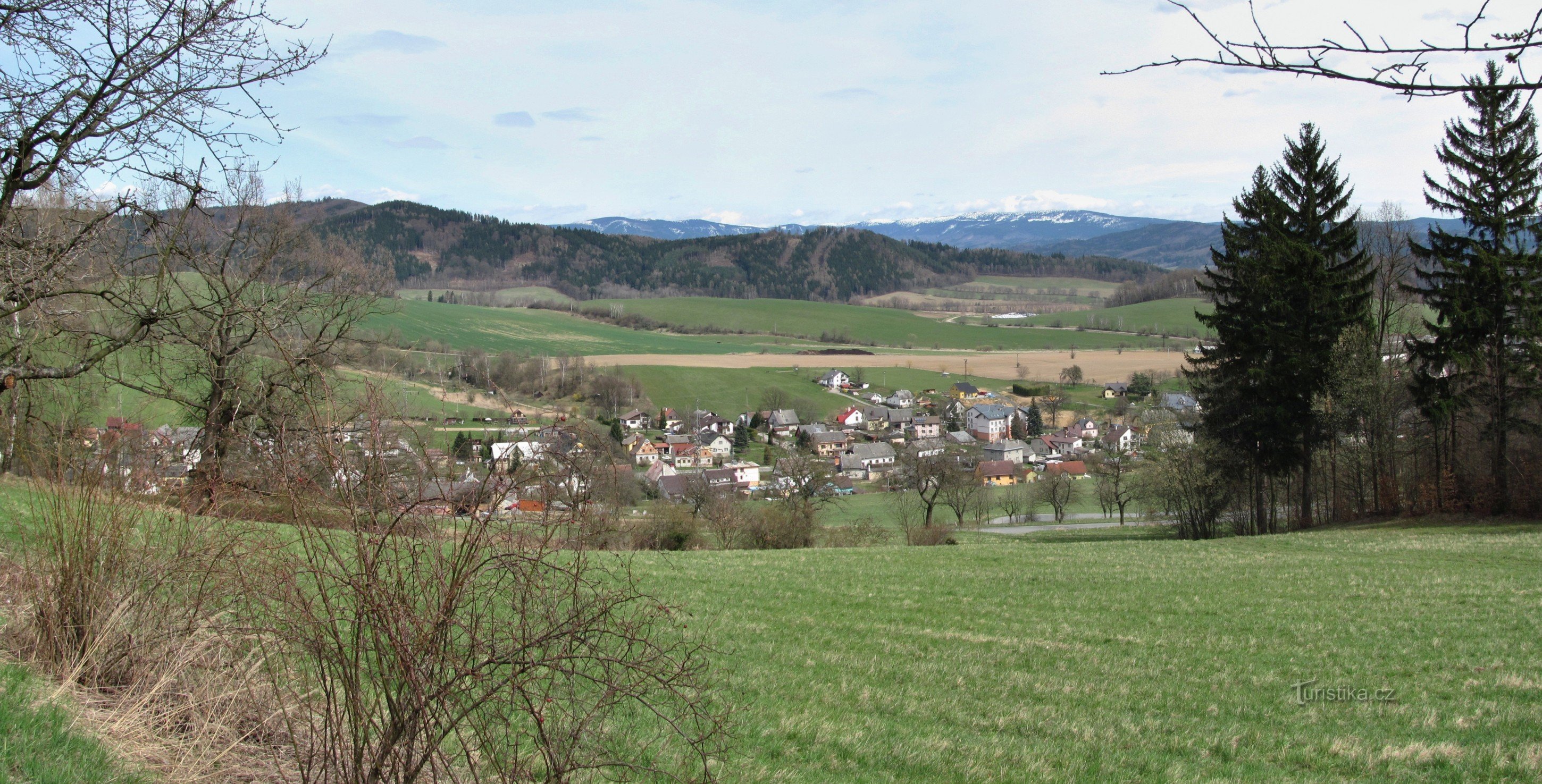 Panorama Temenice i Jesenice