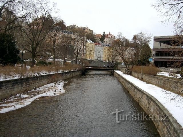 Teplá - Karlovy Vary 3: Teplá-Quellen in einer Höhe von 765 m über dem Meeresspiegel, in der Nähe von Záviš