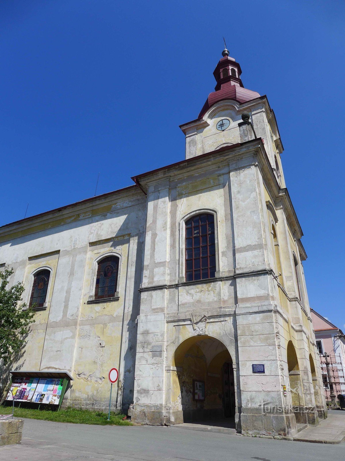 Teplice nad Metují - Pyhän Nikolauksen kirkko. Lawrence