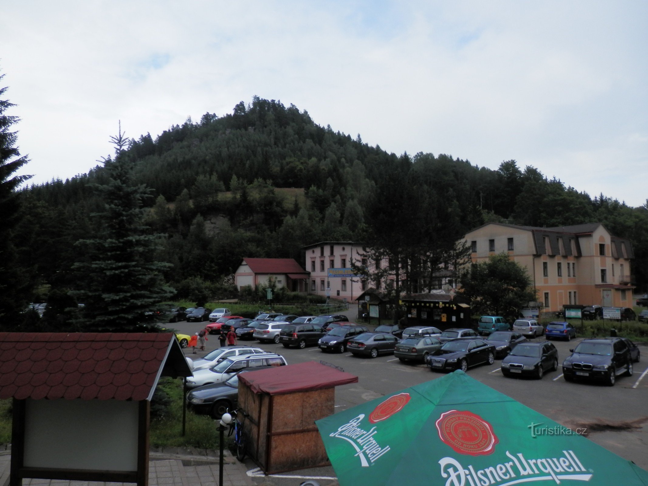 Entrada de las rocas de Teplice